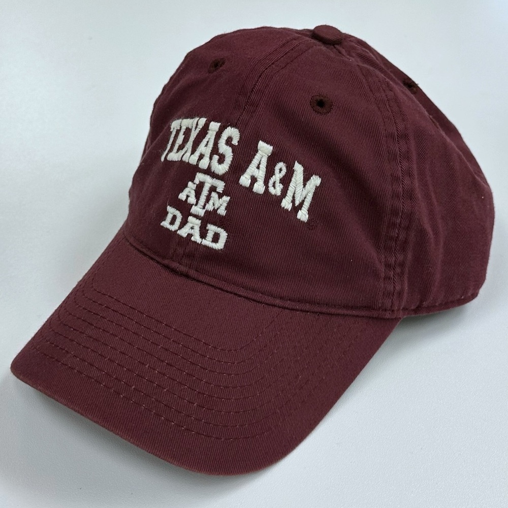 Texas A&M Aggies Strapback Dad Hat Maroon NCAA Football Legacy